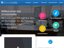 Tablet Screenshot of 2crossmedia.com
